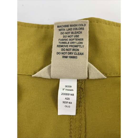 Duluth Trading Co Bull Moose Board Shorts 9 Inch Inseam Yellow 36339 Mens 38 - Picture 7 of 9